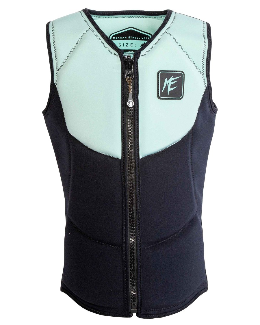 Life Vests SDI Non-Uscga Comp Vest | Meagan Ethell Women'S Non Uscga Competition Vest Aqua/Black