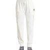 Women Jerry Leigh Bottoms | Midnight Hour High-Rise Cargo Jogger Sweatpants Cream