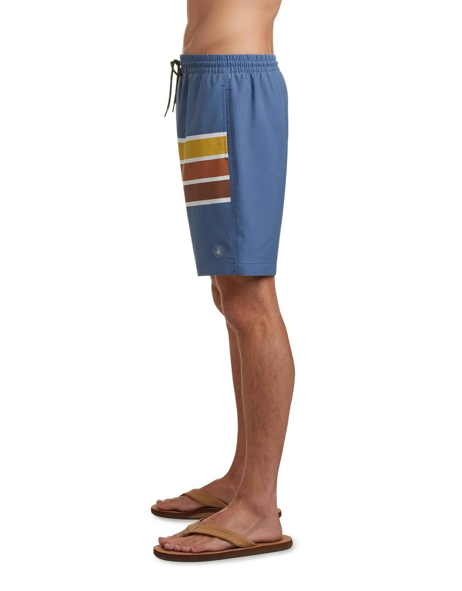 Swimwear Jerry Leigh Boardshorts | Sandbar 19" Boardshorts Blue Multi