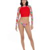 Boards SGS Rash Guards | Artistry Let It Be Crop Rashguard Artistry / Multi