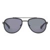 Men FGX Sunglasses | Rush Polarized Aviator Sunglasses - Gunmetal/Black Gun Metal/Black