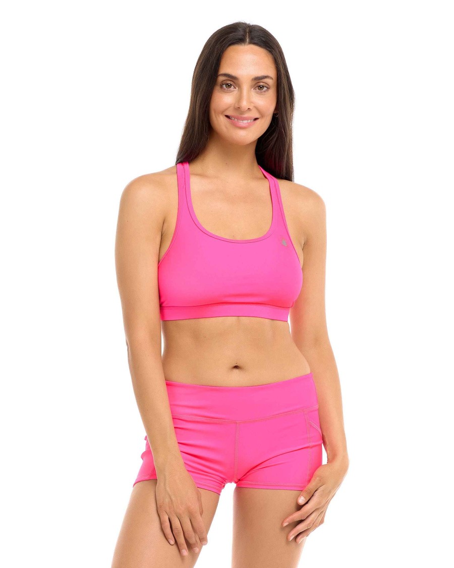 Swimwear SGS Cross-Overs | Smoothies Equalizer Sports Bra Bubble Gum