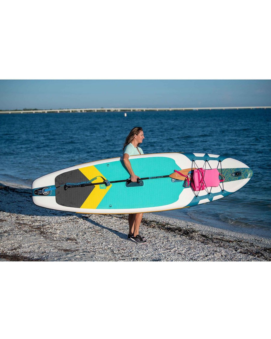 Boards Surf 9 Paddle Boards | Cruiser+ 10'6" Inflatable Paddle Board Teal/White