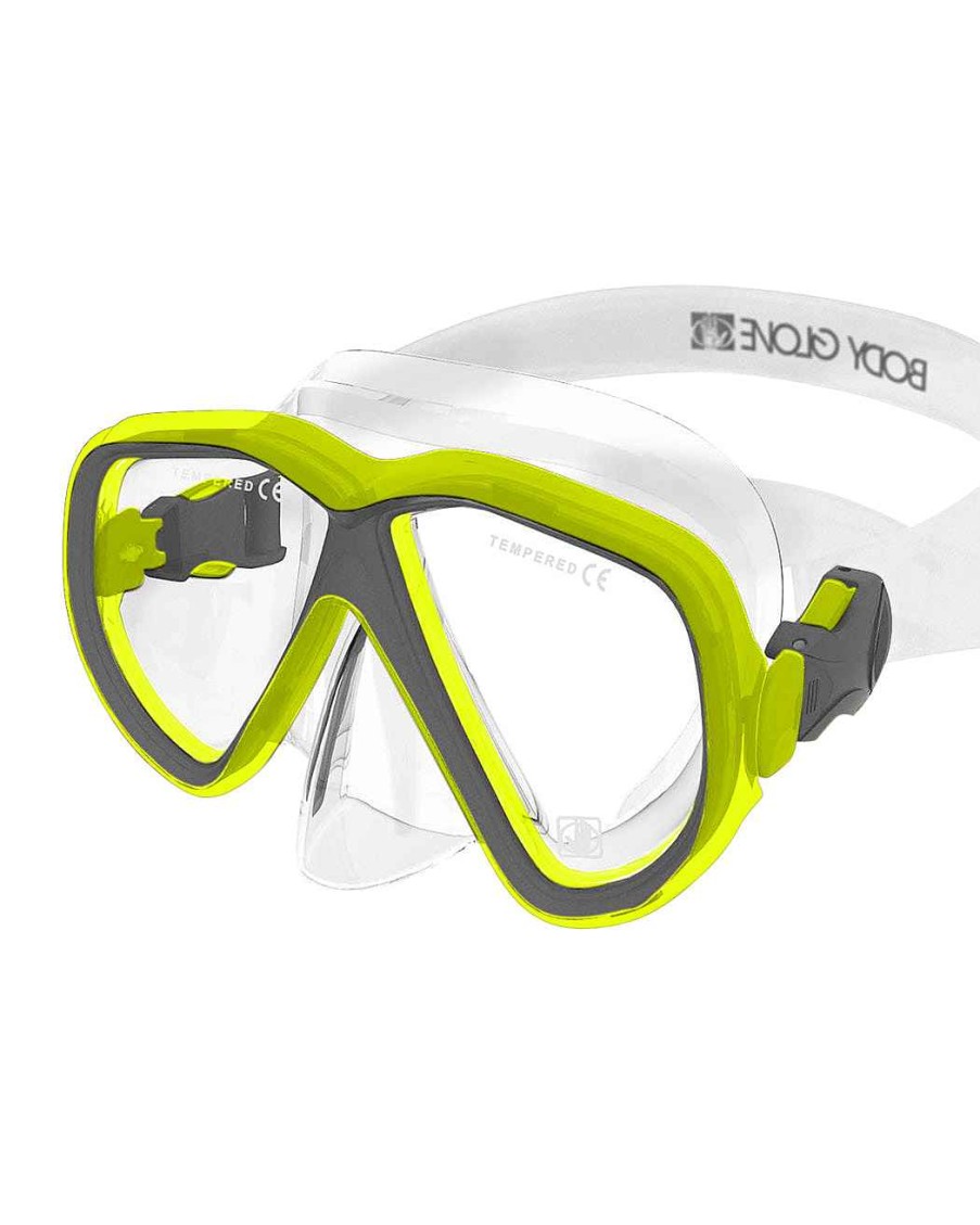 Accessories SDI Masks & Snorkels | Azores Mask Citron/Grey