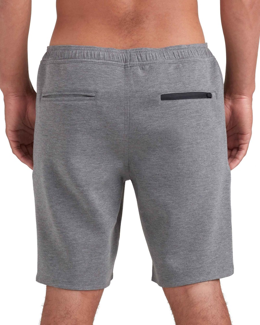 Men Island Daze Shorts | Loungin Athleisure Shorts Heather Grey