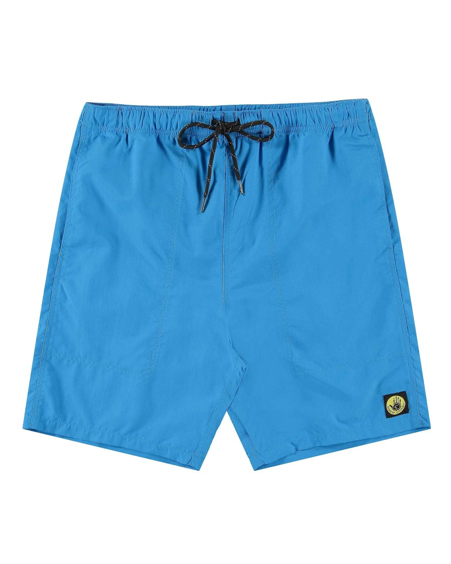 Men Jerry Leigh Shorts | Burnout Trail Shorts Blue