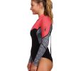 Boards SDI Wetsuits | Stellar 2Mm Long-Arm Springsuit - Pink/Black Pink/Black Print