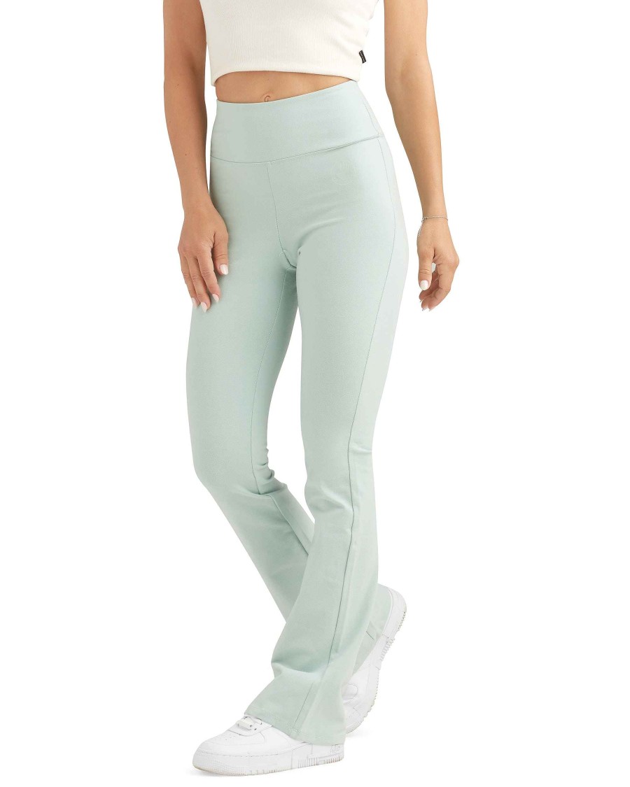 Women Jerry Leigh Leggings | Gigi High Waisted Flare Legging Aqua