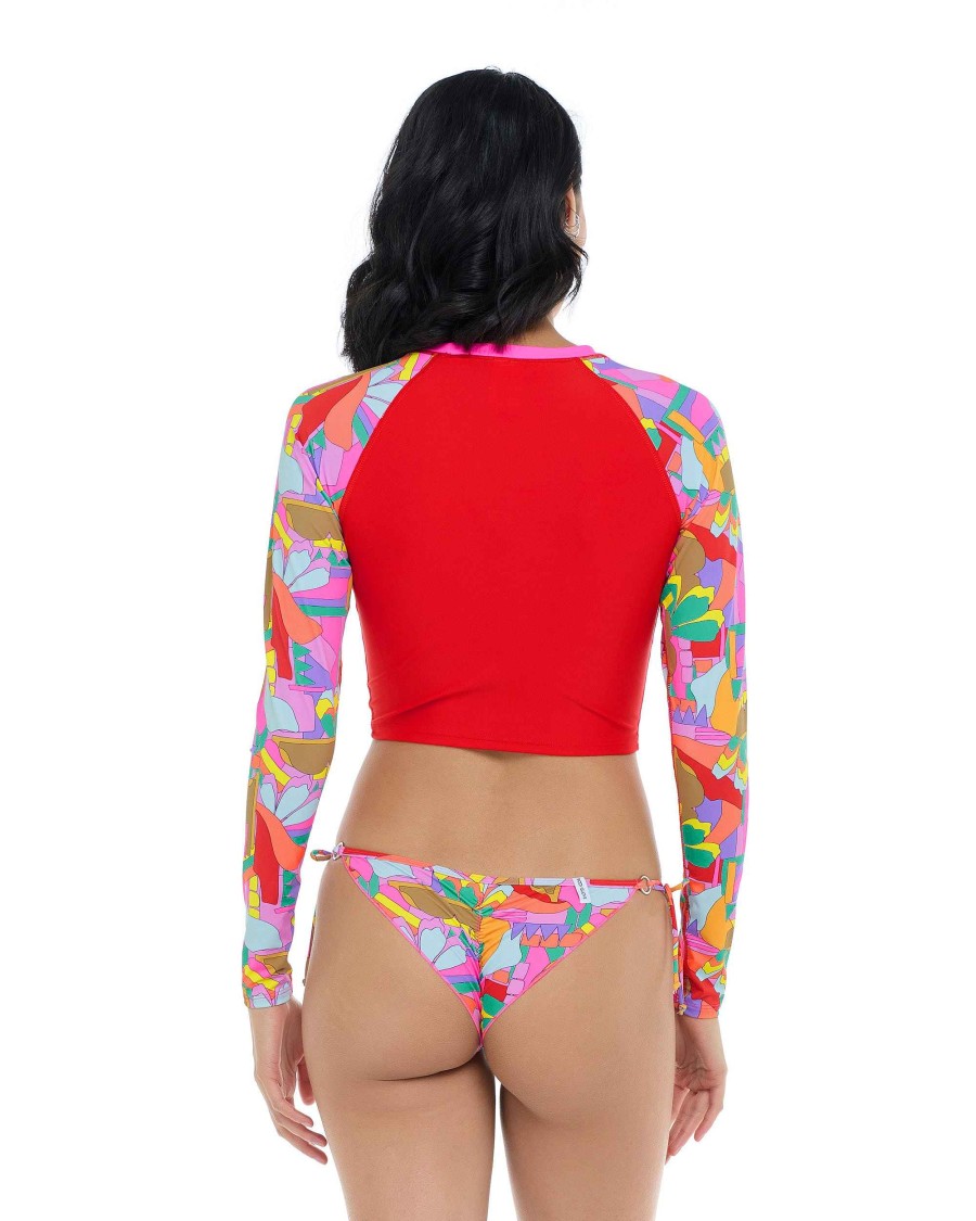 Boards SGS Rash Guards | Artistry Let It Be Crop Rashguard Artistry / Multi