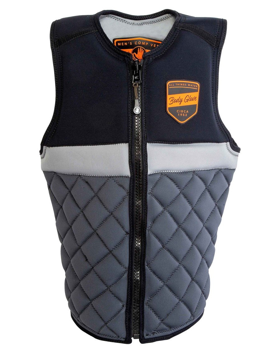 Life Vests SDI Non-Uscga Comp Vest | Men'S Reversible Non Uscga Competition Vest - Black/Grey Black/Gray