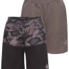 Kids Babyfair Apparel & Activewear | Boys' Solid And Camo/Black Shorts Set (4-7) Camo/Black & Grey