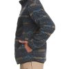 Men Jerry Leigh Hoodies & Jackets | Timeless Tribal Fleece Jacket - Tribal Black- Sand Print