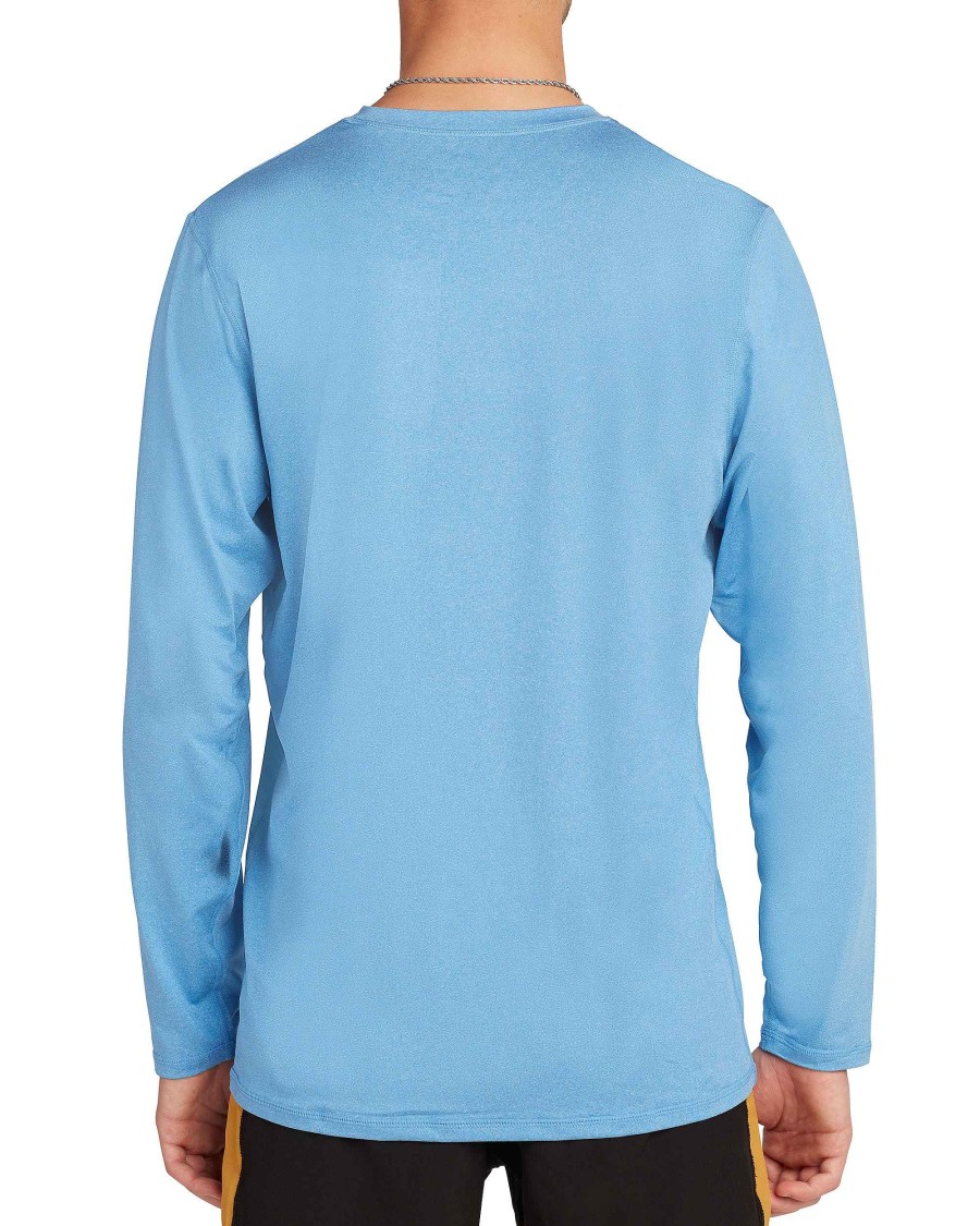 Men Island Daze T-Shirts & Tops | Offshore Upf Long-Sleeve Sun Shirt Heather Blue