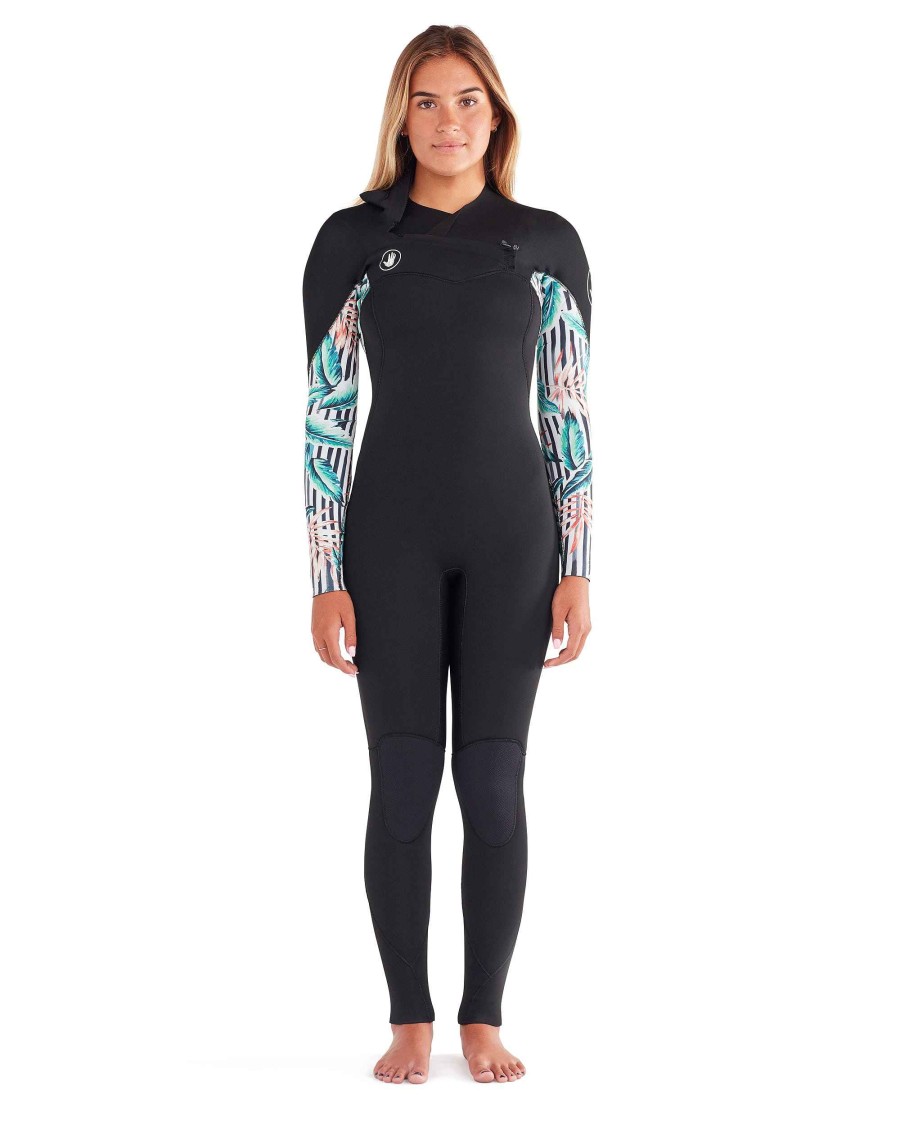 Wetsuits SDI Fullsuits | Stellar 3/2Mm Women'S Chest Zip Fullsuit Samao