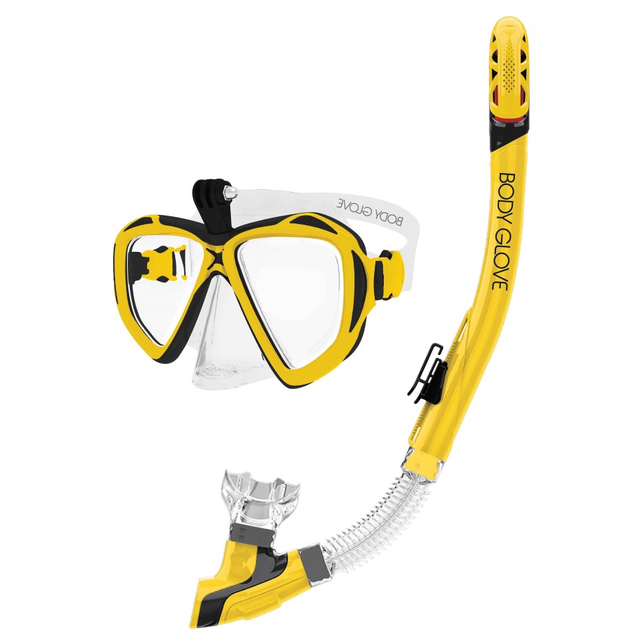 Accessories SDI Masks & Snorkels | Passage Mask/Snorkel Combo Yellow/Black