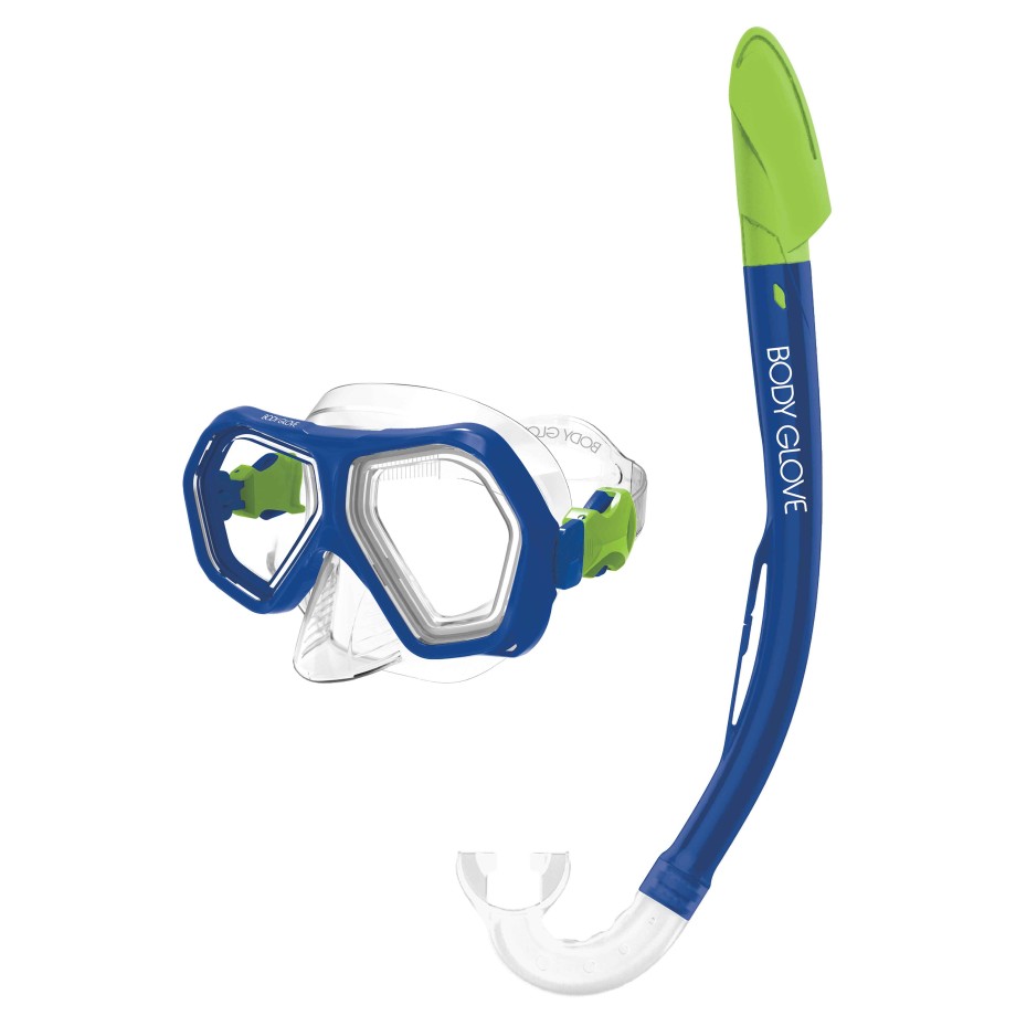 Accessories SDI Masks & Snorkels | Kids Mischief Mask/Snorkel Combo Blue/Lime