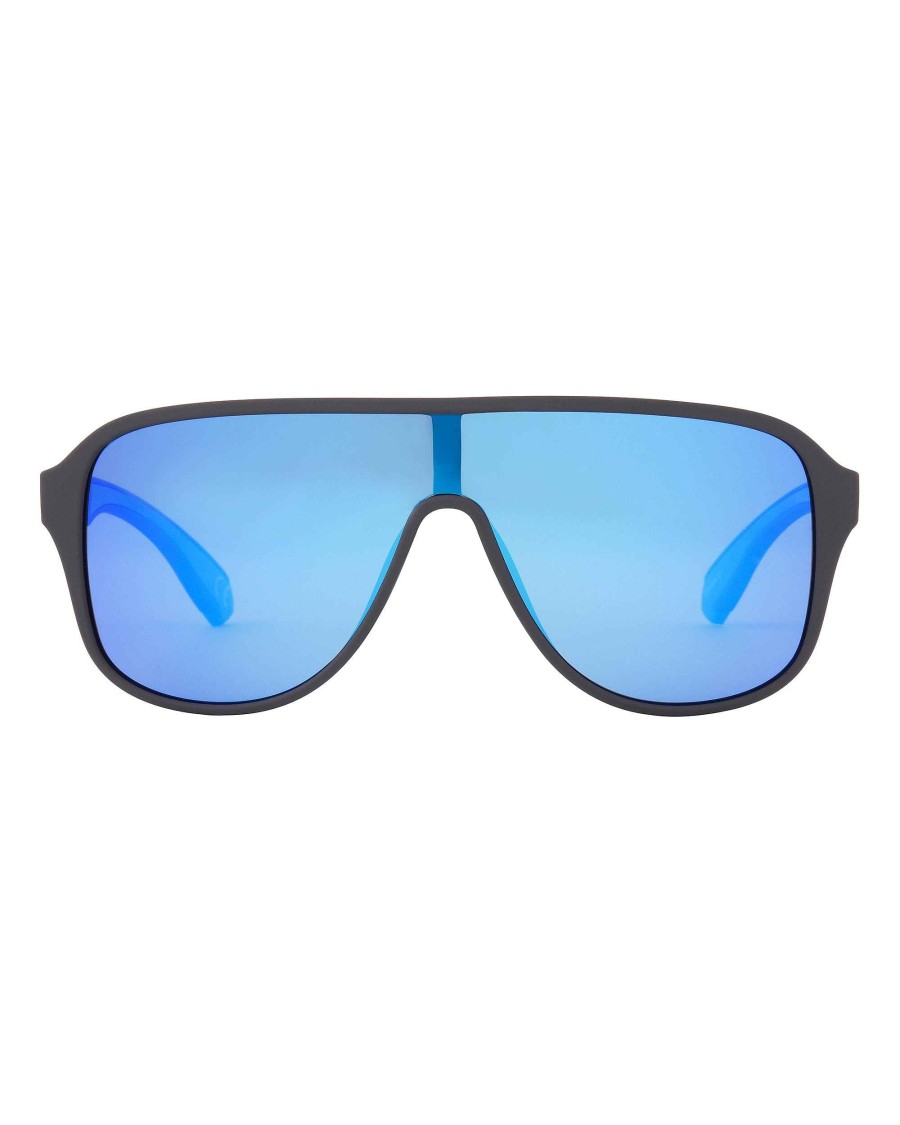 Accessories FGX Sunglasses | Men'S Bobby Polarized Shield Sunglasses Grey