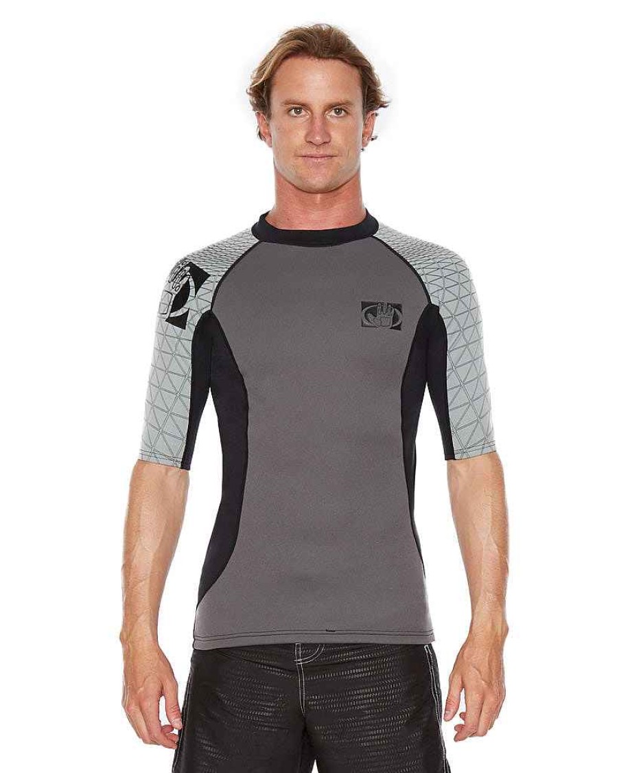 Men SDI Wetsuits | Men'S Insotherm 0.5Mm Titanium S/S Top Black