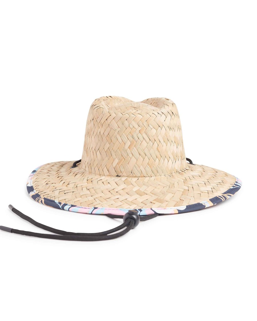 Women Island Daze Headwear | Freeport Straw Hat Black