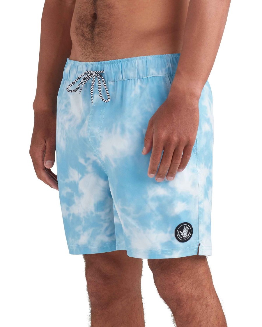 Swimwear Island Daze Boardshorts | Swoosh 17" Elastic Waist Swim Short Blue