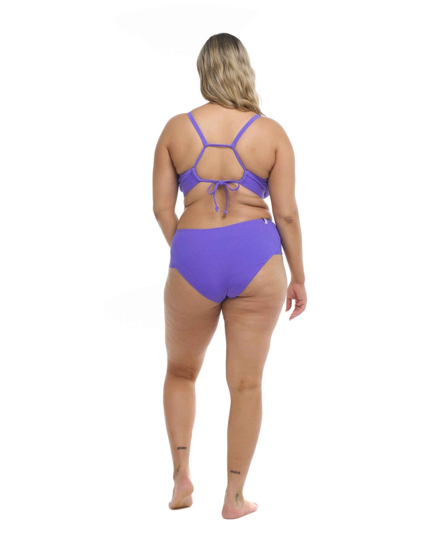 Swimwear SGS Plus Size Swimwear | Ibiza Coco Plus Size Bikini Bottom Clearwater