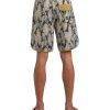 Swimwear Jerry Leigh Boardshorts | Og Scallop 19" Boardshorts Mustard Palms