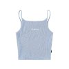 Women Jerry Leigh Tops | Marina Ribbed Tank Top Iris