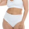 Swimwear SGS Plus Size Swimwear | Constellation Marlee Plus Size High-Waist Bikini Bottom Snow