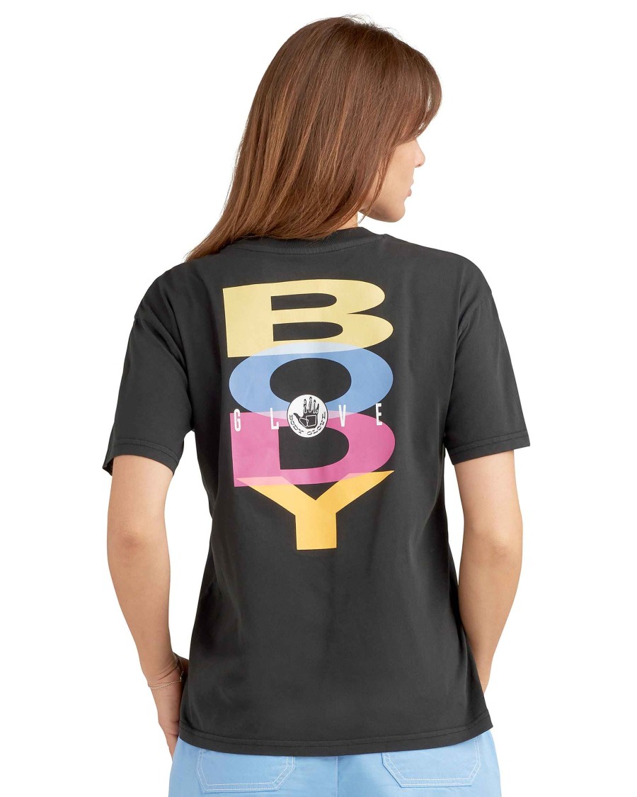 Women Jerry Leigh Tops | Tom-Boyish T-Shirt Black