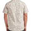 Men Island Daze Button Up Shirts | Outrigger Button-Up Shirt Natural