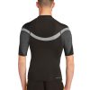 Wetsuits SDI Springsuits | Super Rover Wetsuit Top - Black/Grey Black Gray