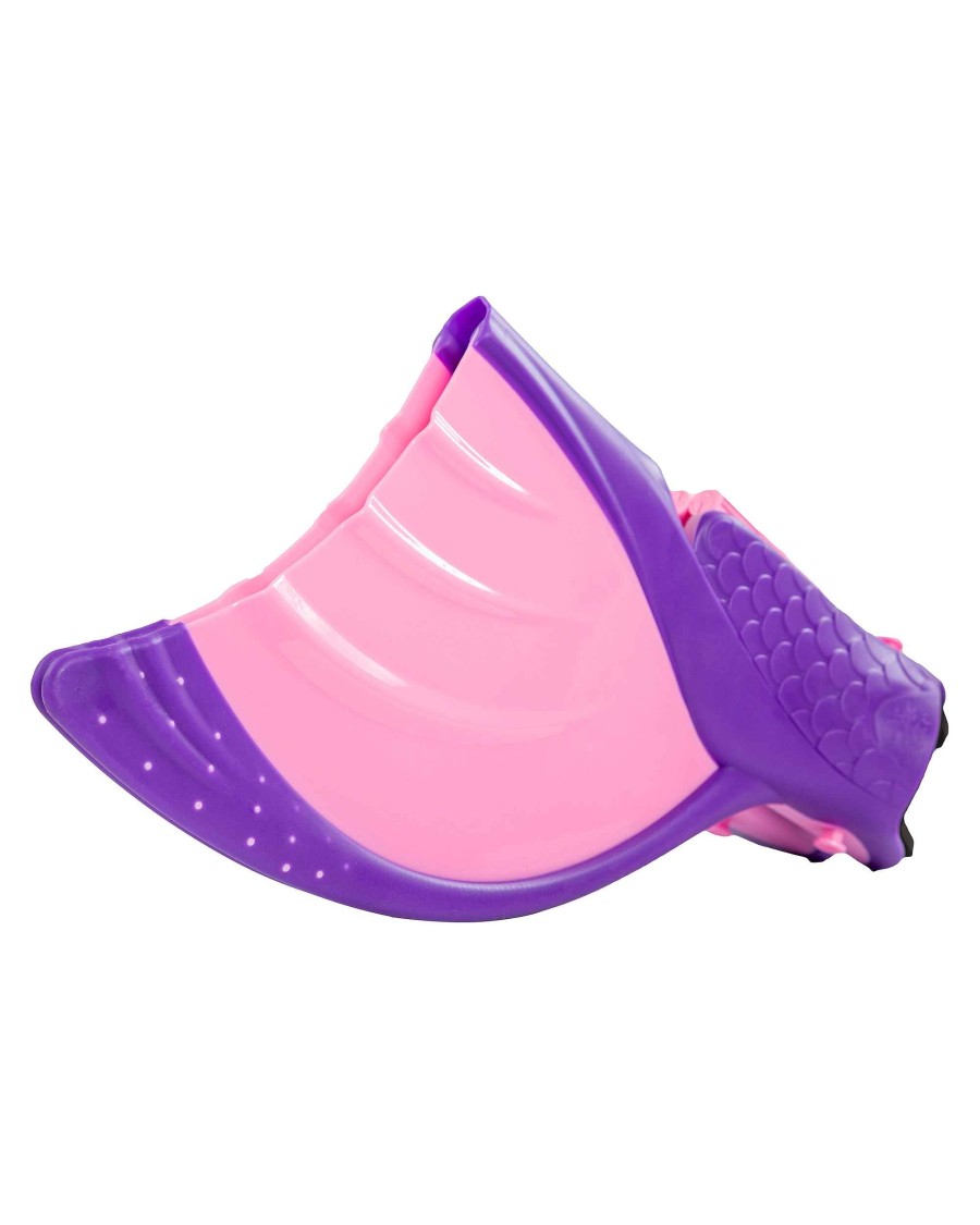 Accessories SDI Mermaid Fins & Tails | Kid'S Mermaid Linden Foldable Travel Monofin - Pink/Purple Pink Purple