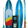 Boards Surf 9 Paddle Boards | Solo Paddle Board 10' 4" Blue/Yellow