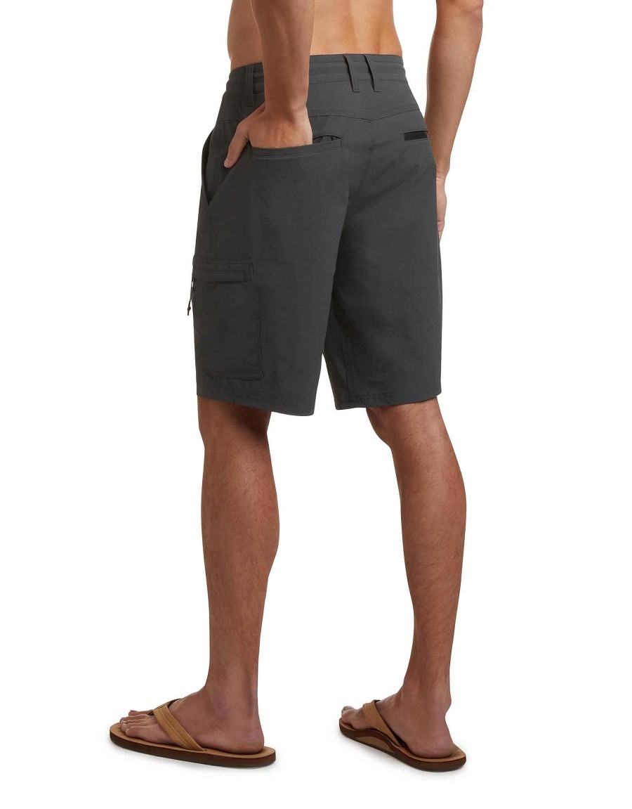 Men Jerry Leigh Shorts | Mariner 19" Hybrid Shorts Charcoal