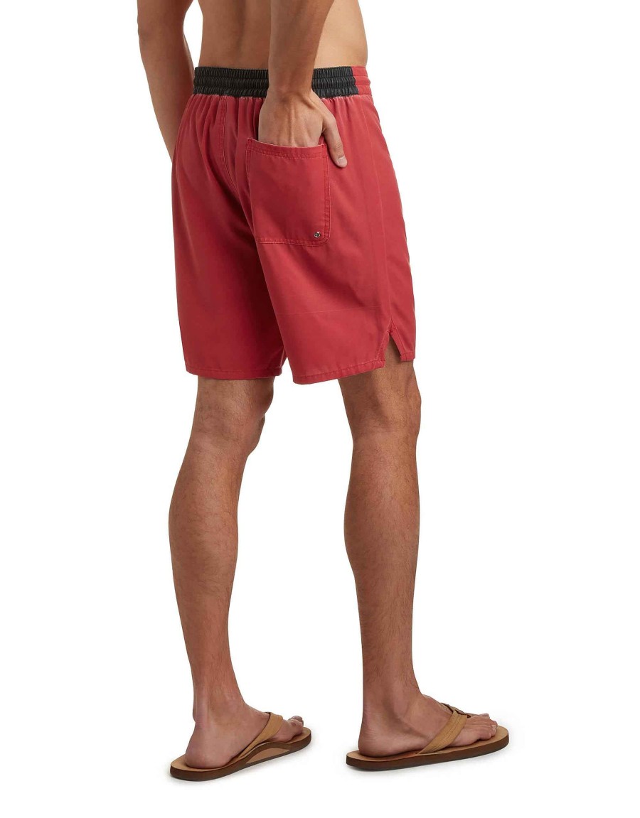 Swimwear Jerry Leigh Boardshorts | Floaters 19" Comfort Boardshorts Red