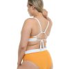 Swimwear SGS Plus Size Swimwear | Ripple Marlee Plus-Size High-Waist Bikini Bottom Yellow