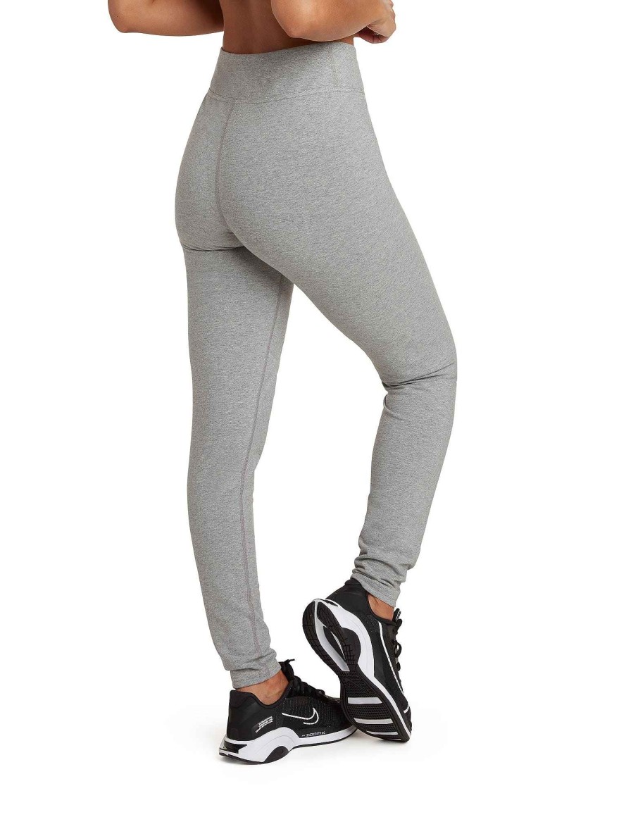 Women Jerry Leigh Sets | Say It Aint So High Waisted Legging Grey Heather