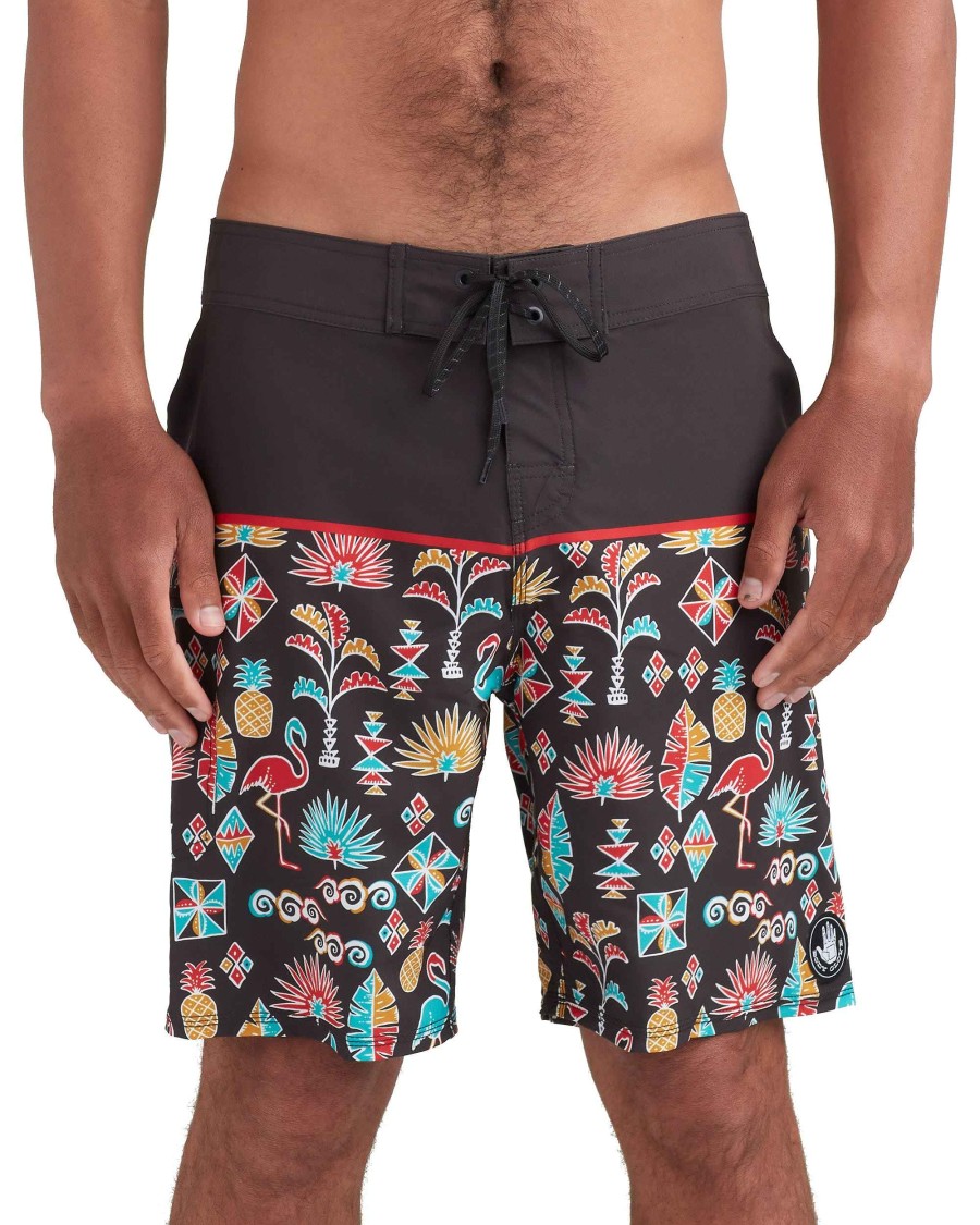 Swimwear Island Daze Boardshorts | Dingos 20" Boardshort Black