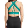 Women S2 Activewear | Composed Cross-Back Straps Sports Bra Green