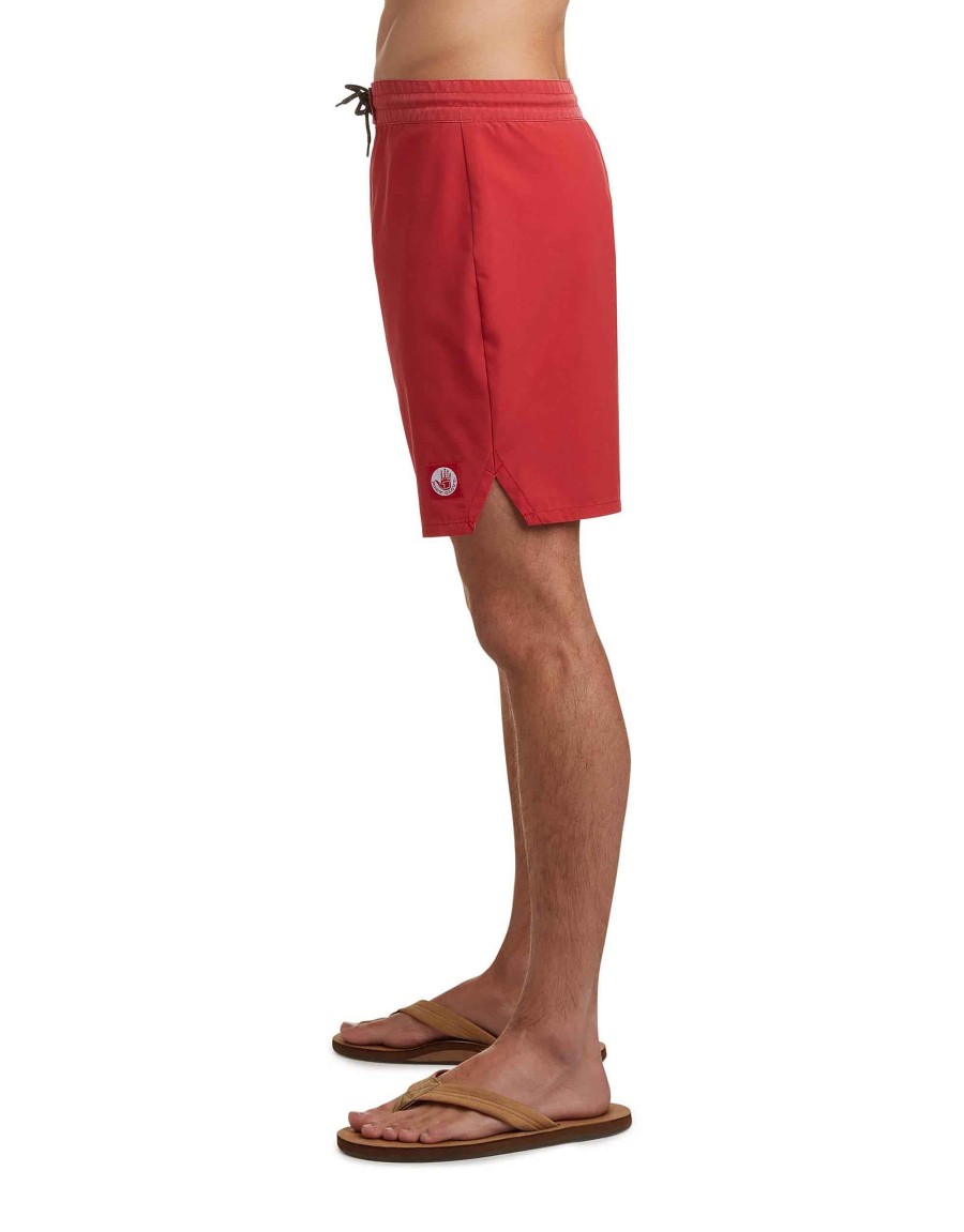 Swimwear Jerry Leigh Boardshorts | Fiftythree70 19" Performance Boardshorts Red