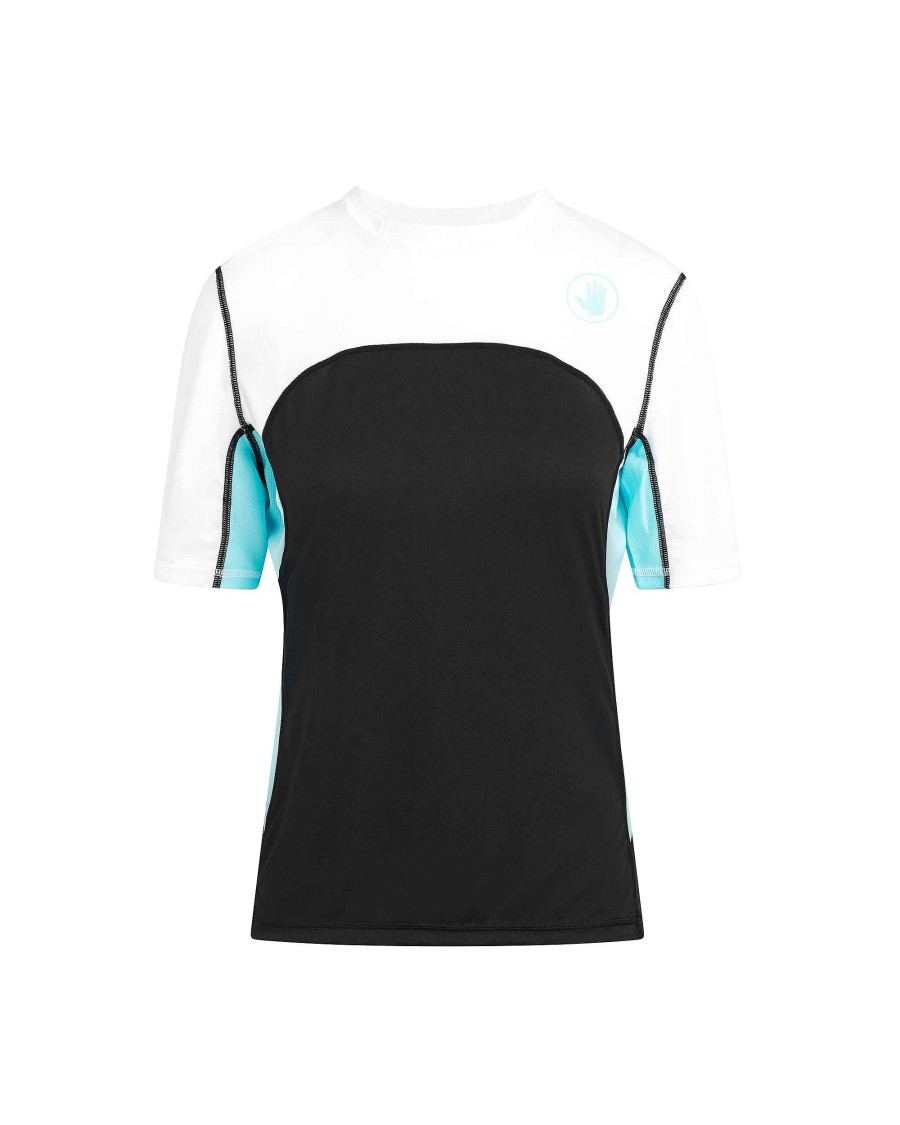 Boards SDI Rash Guards | Women'S Performance Loosefit Short-Arm Shirt Black