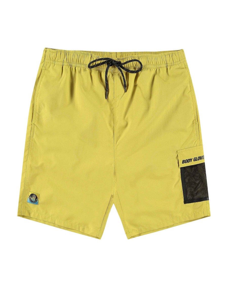 Men Jerry Leigh Shorts | Cargo Trail Shorts Chartreuse