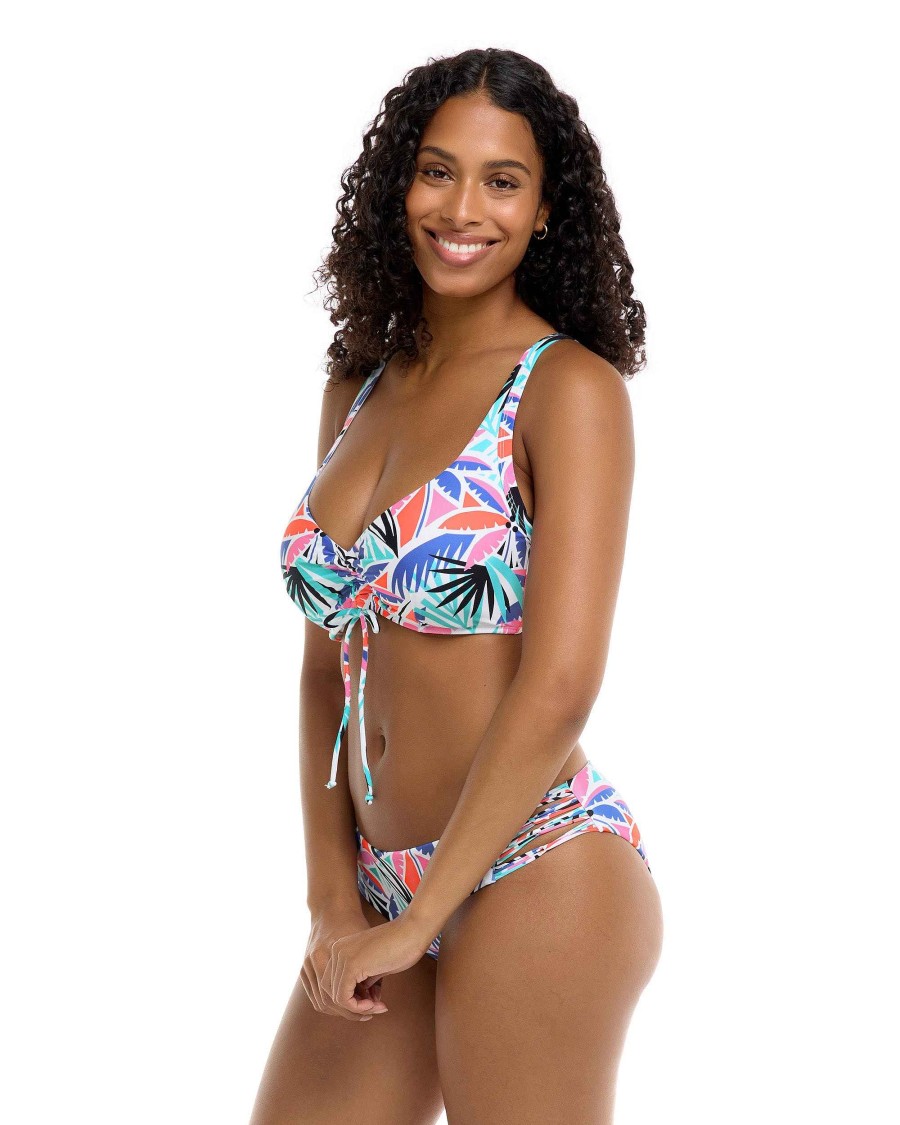 Swimwear SGS D-F Cup Tops | Teagan D-F Cup Bikini Top - Sunset Miami