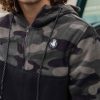 Men Jerry Leigh Hoodies & Jackets | Men'S Paxton Quarter Zip Pullover Hoodie Midnight Camo