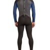 Men SDI Wetsuits | Phoenix 3/2Mm Men'S Back-Zip Fullsuit Blue