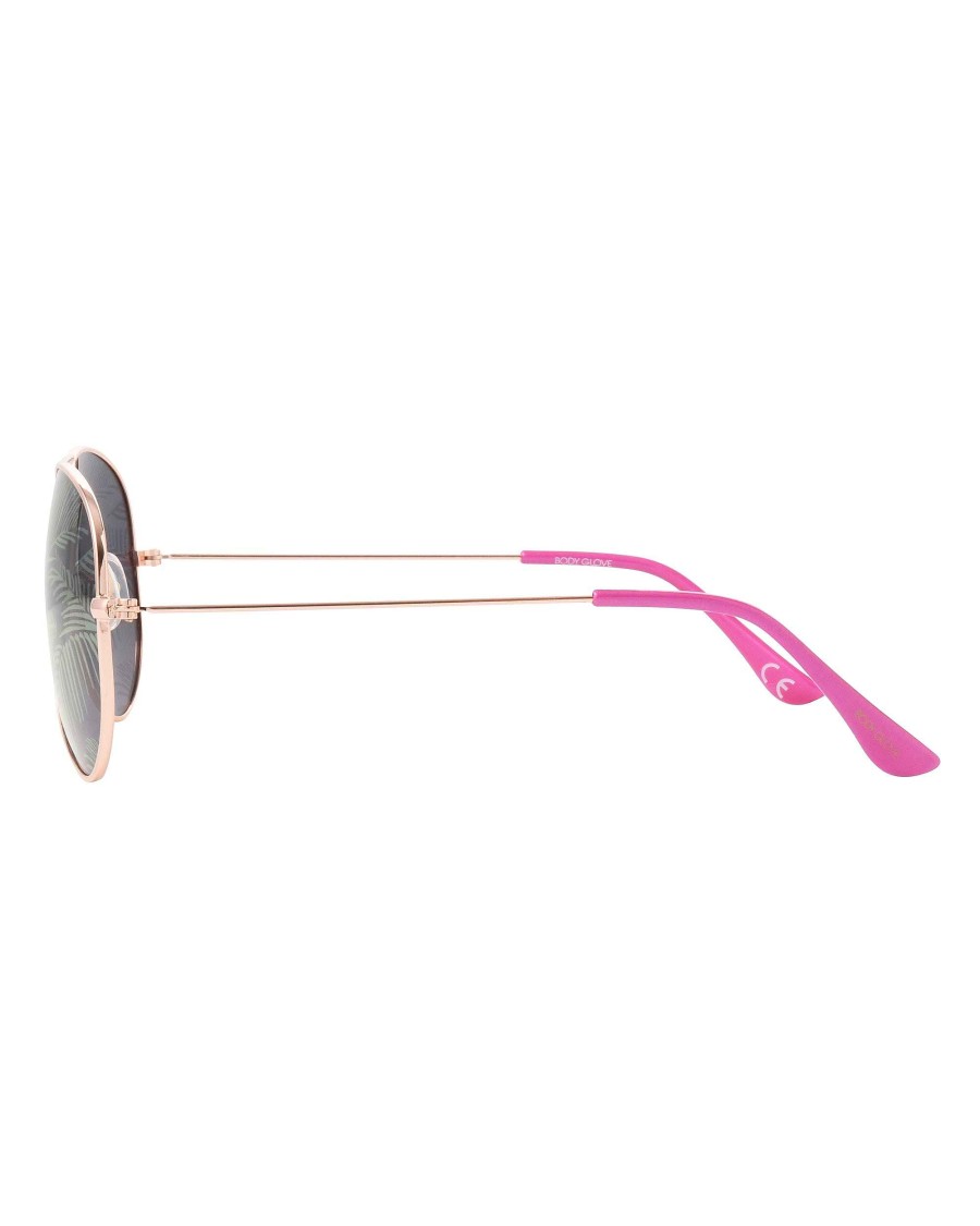 Women FGX Sunglasses | Tahiti Polarized Aviator Sunglasses - Rose Gold/Pink Pearl Rose Gold/ Pink Pearl