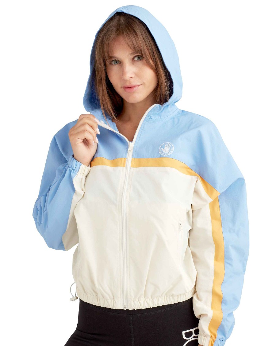 Women Jerry Leigh Hoodies & Jackets | Starlet Windbreaker Jacket Cream