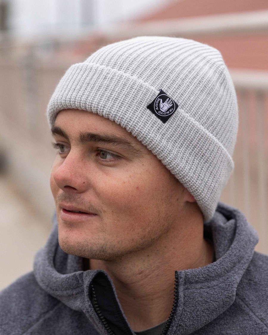 Women Jerry Leigh Headwear | Men'S Patrol Acrylic Beanie Heather Gray