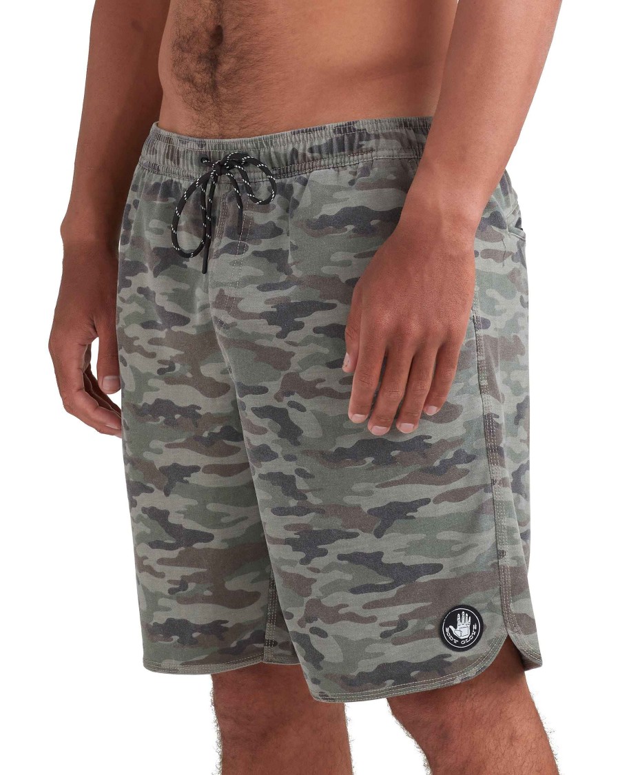 Men Island Daze Shorts | Loungin Athleisure Shorts Camo