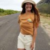 Women Jerry Leigh Tops | Surf Seekers T-Shirt Bronze